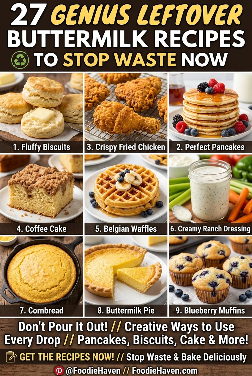27 Genius Leftover Buttermilk Recipes to Stop Waste Now