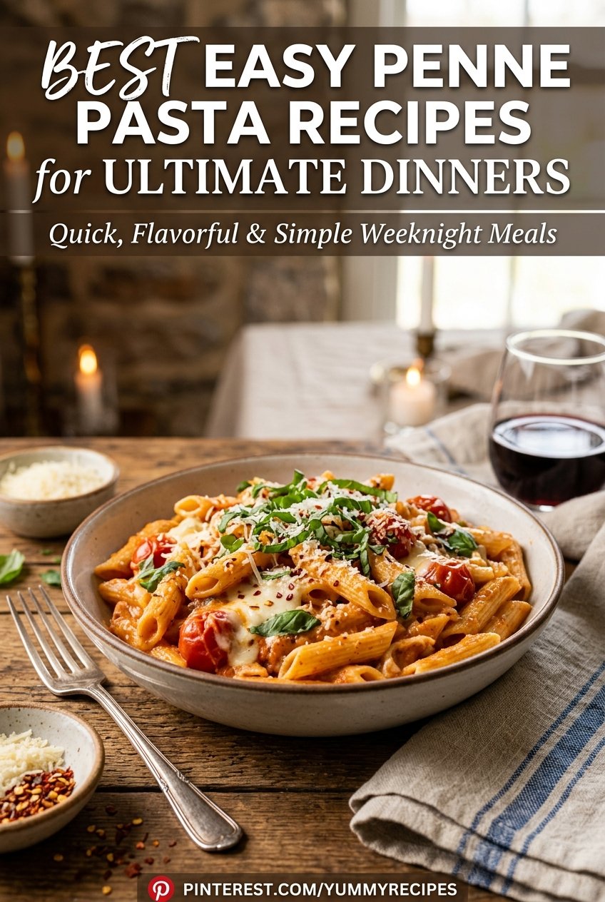 15 Best Easy Penne Pasta Recipes for Ultimate Dinners