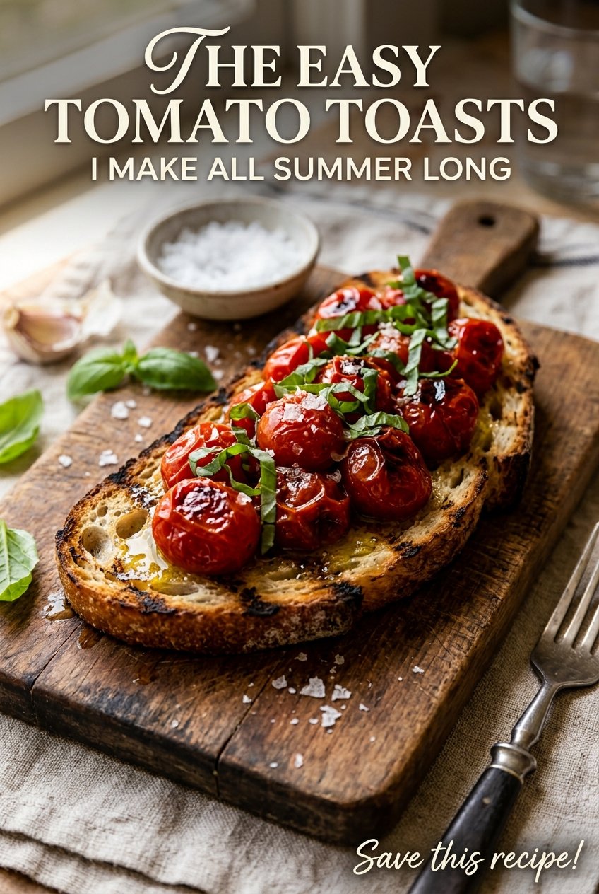 The Ultimate Gourmet Blistered Tomato Toast on Sourdough: A Masterclass in Simple Summer Cooking