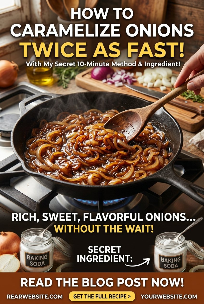 How to Caramelize Onions Twice as Fast (Secret Ingredient!)
