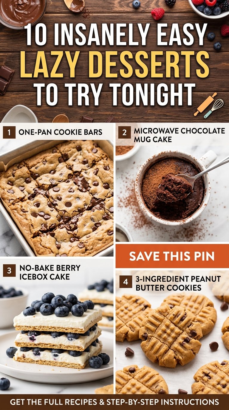 10 Insanely Easy Lazy Desserts to Try Tonight