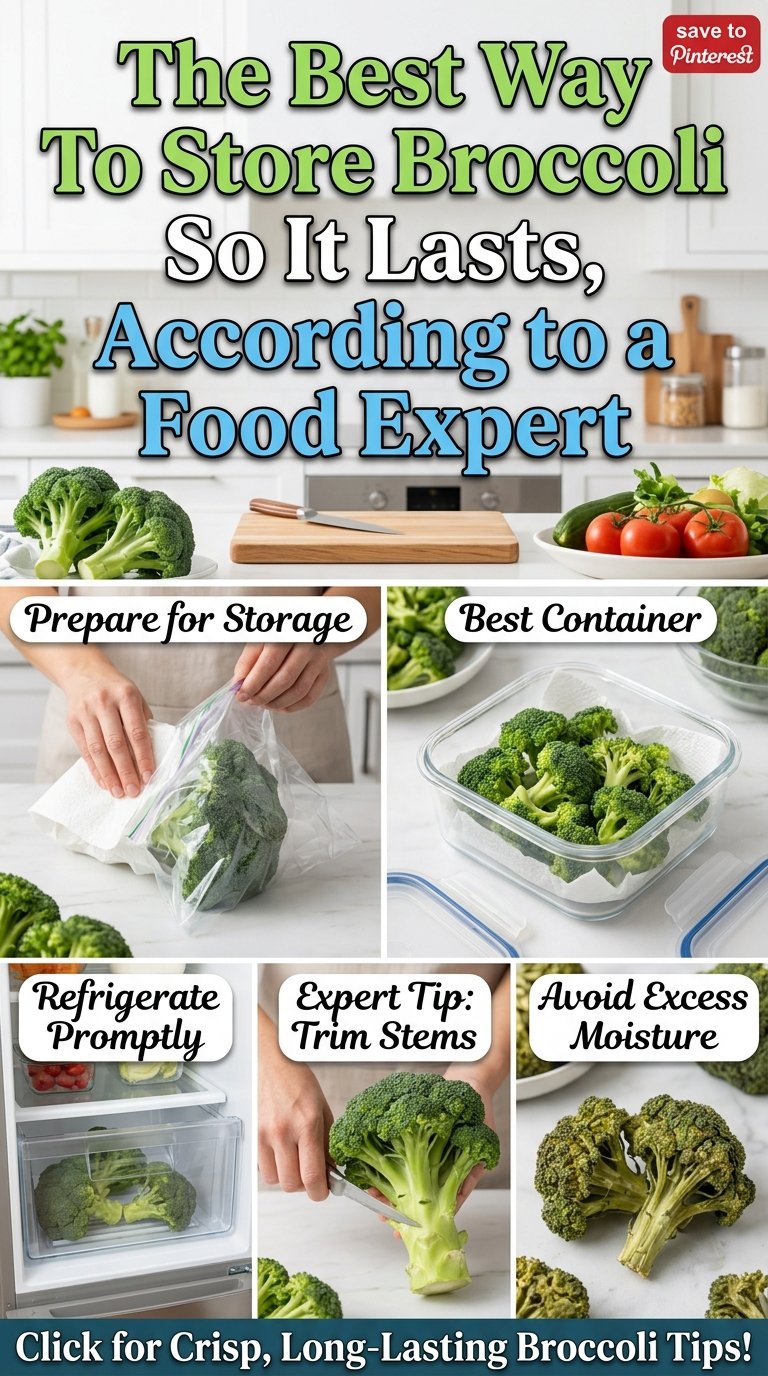 The Best Way To Store Broccoli So It Lasts, According to a Food Expert