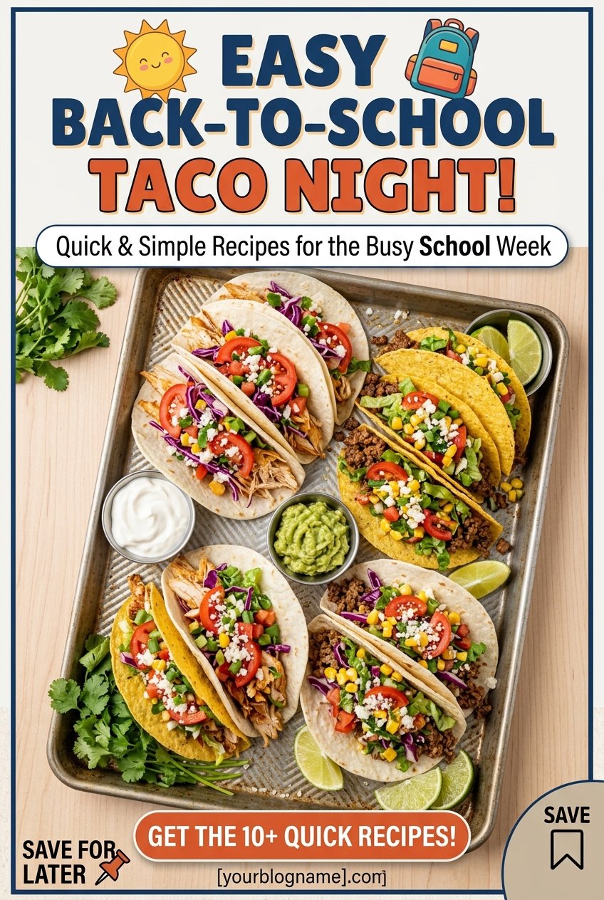 12 Easy Taco Night Recipes for the Back-to-School Rush