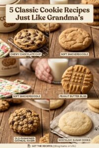 Read more about the article 5 Classic Cookie Recipes Just Like Grandma’s