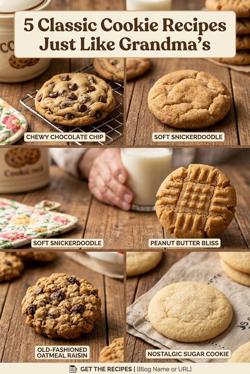 5 Classic Cookie Recipes Just Like Grandma’s