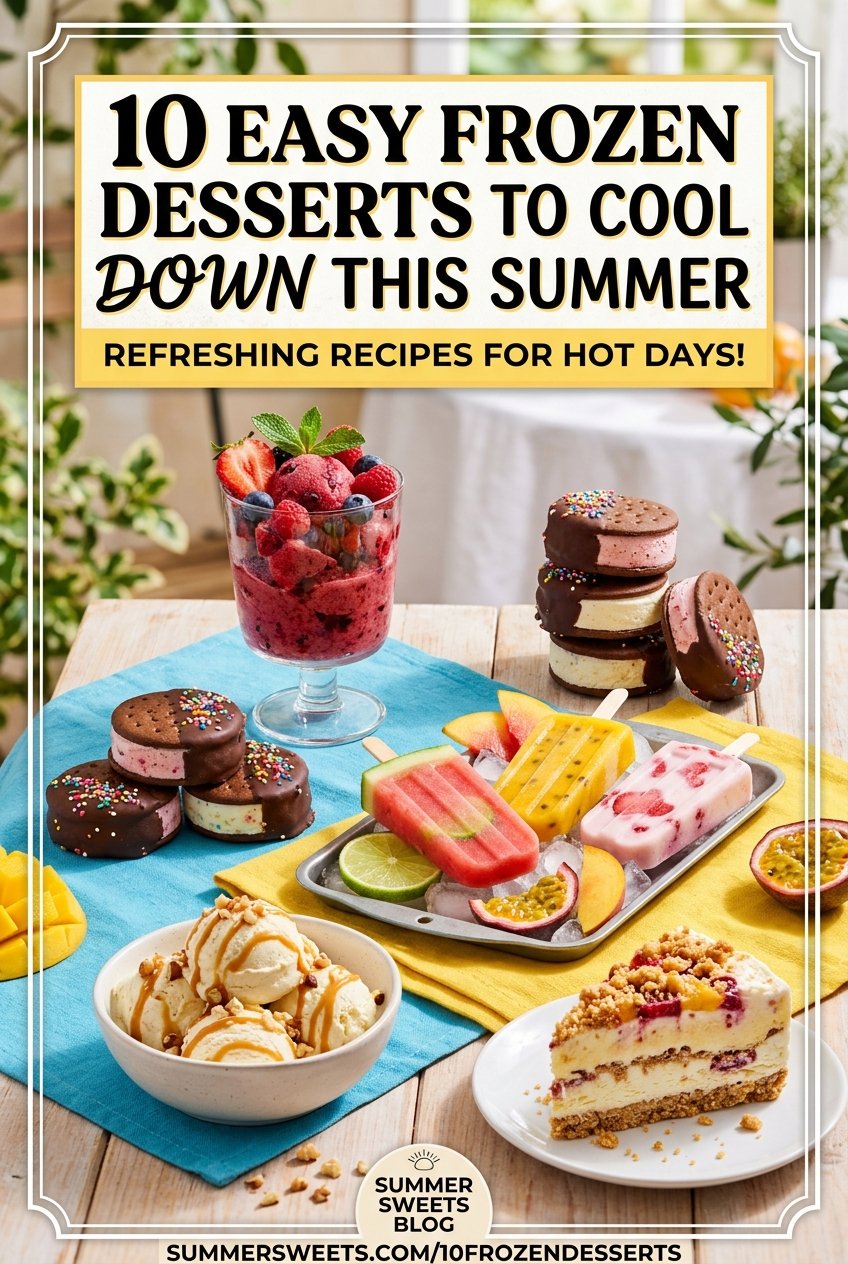 10 Easy Frozen Desserts to Cool Down This Summer