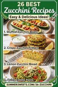 Read more about the article 26 Best Zucchini Recipes: Easy and Delicious Ideas