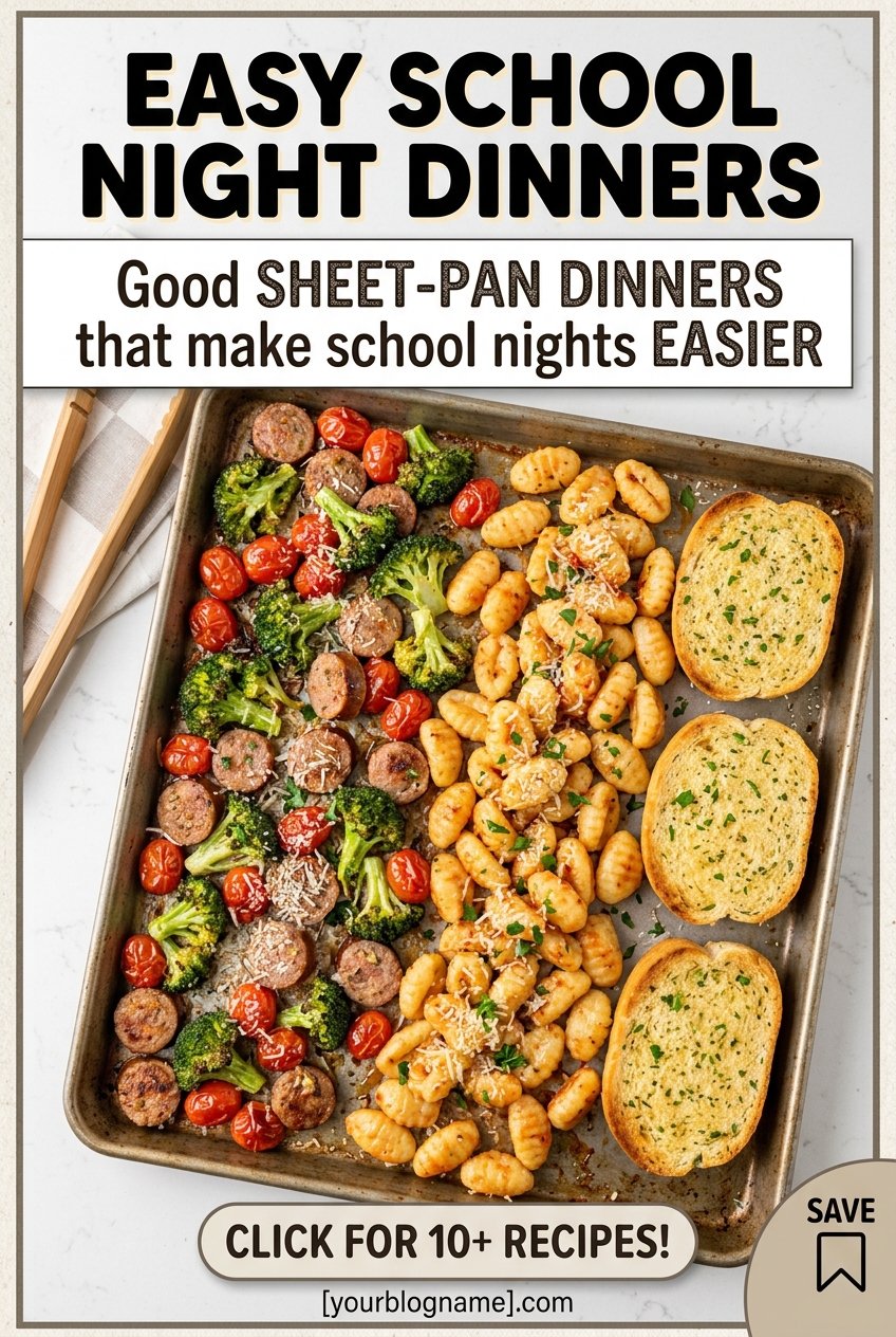 10 Seriously Good Sheet-Pan Dinners That Make School Nights Easier