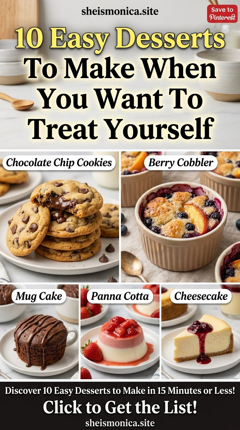10 Easy Desserts To Make When You Want To Treat Yourself
