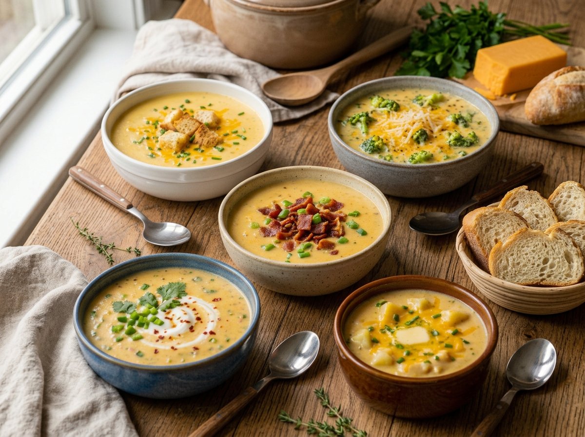 You are currently viewing 5 Delicious Cheddar Cheese Soups: Easy Recipes