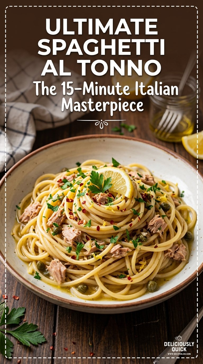 Ultimate Spaghetti al Tonno: The 15-Minute Italian Masterpiece